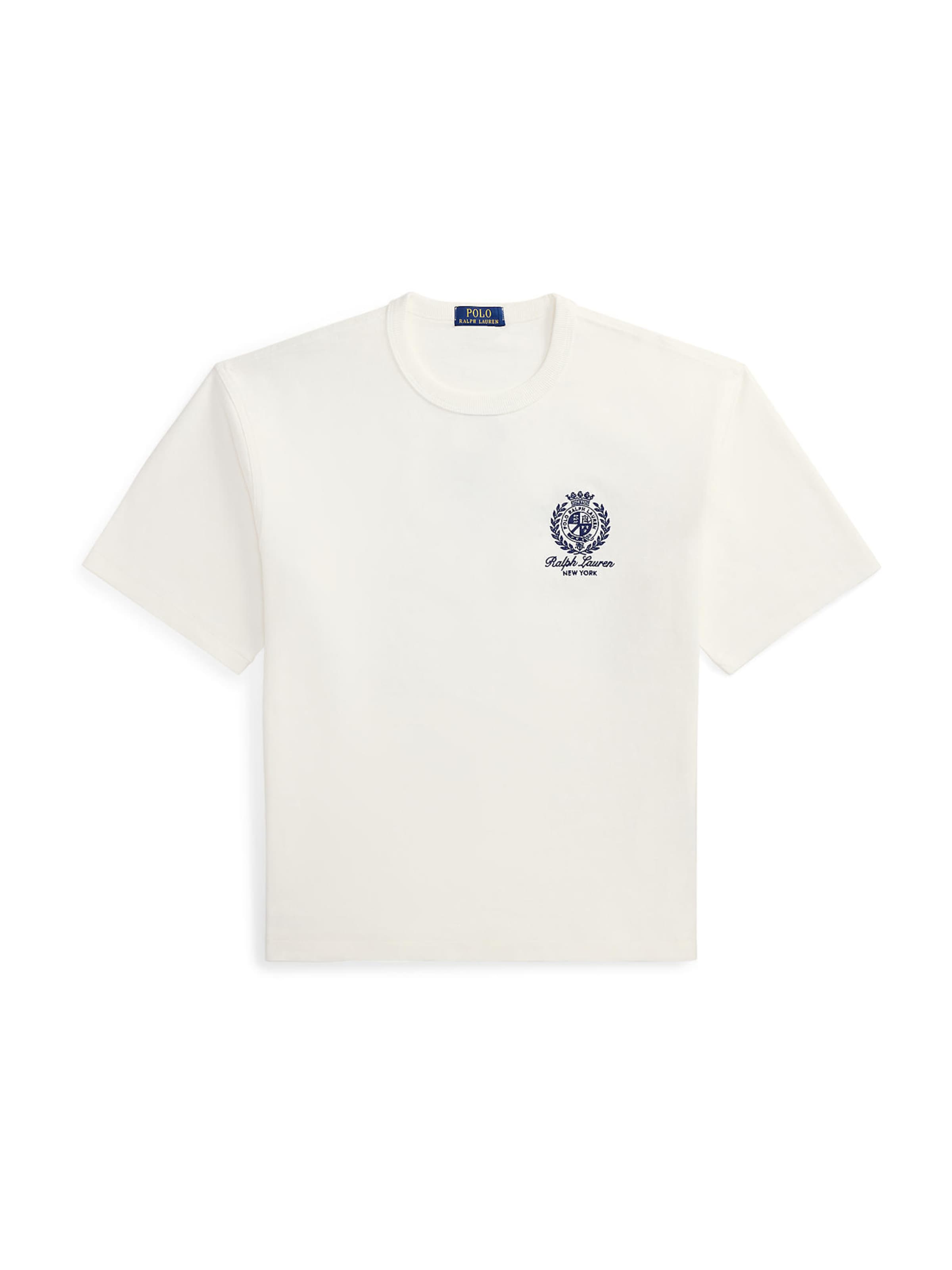 T-Shirt Polo Ralph Lauren en blanc : devant