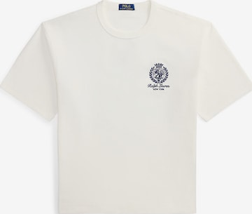 T-Shirt Polo Ralph Lauren en blanc : devant