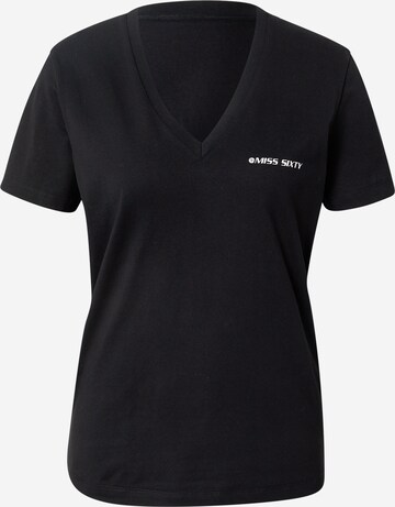 melns Miss Sixty T-Krekls: no priekšpuses