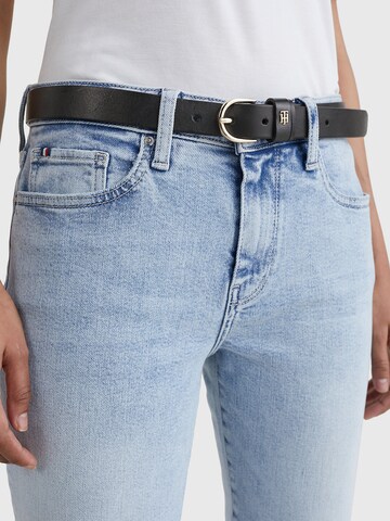 TOMMY HILFIGER Belt 'Timeless' in Black: front