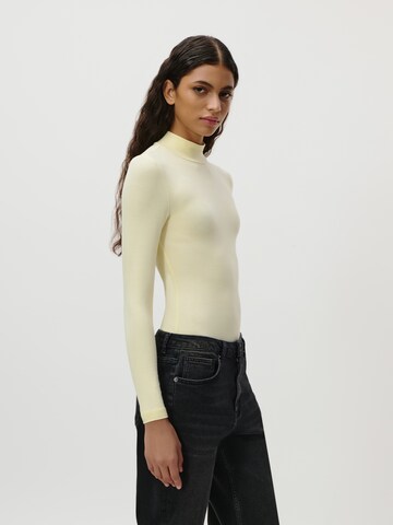 Body a maglietta 'Ava' di LeGer by Lena Gercke in giallo