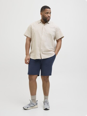 JACK & JONES regular Lærredsbukser i blå