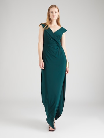 Lauren Ralph Lauren Вечернее платье 'LEONIDAS' в Зеленый