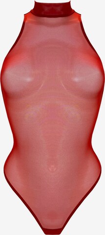 Bordelle Wäschebody 'Signature' in Rot: Vorderseite