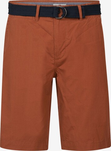 Pantalon chino Petrol Industries en marron : devant