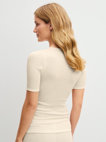 Maglietta intima 'Silky Wool Soft' di CALIDA in beige