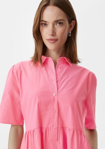 Abito camicia di comma casual identity in rosa