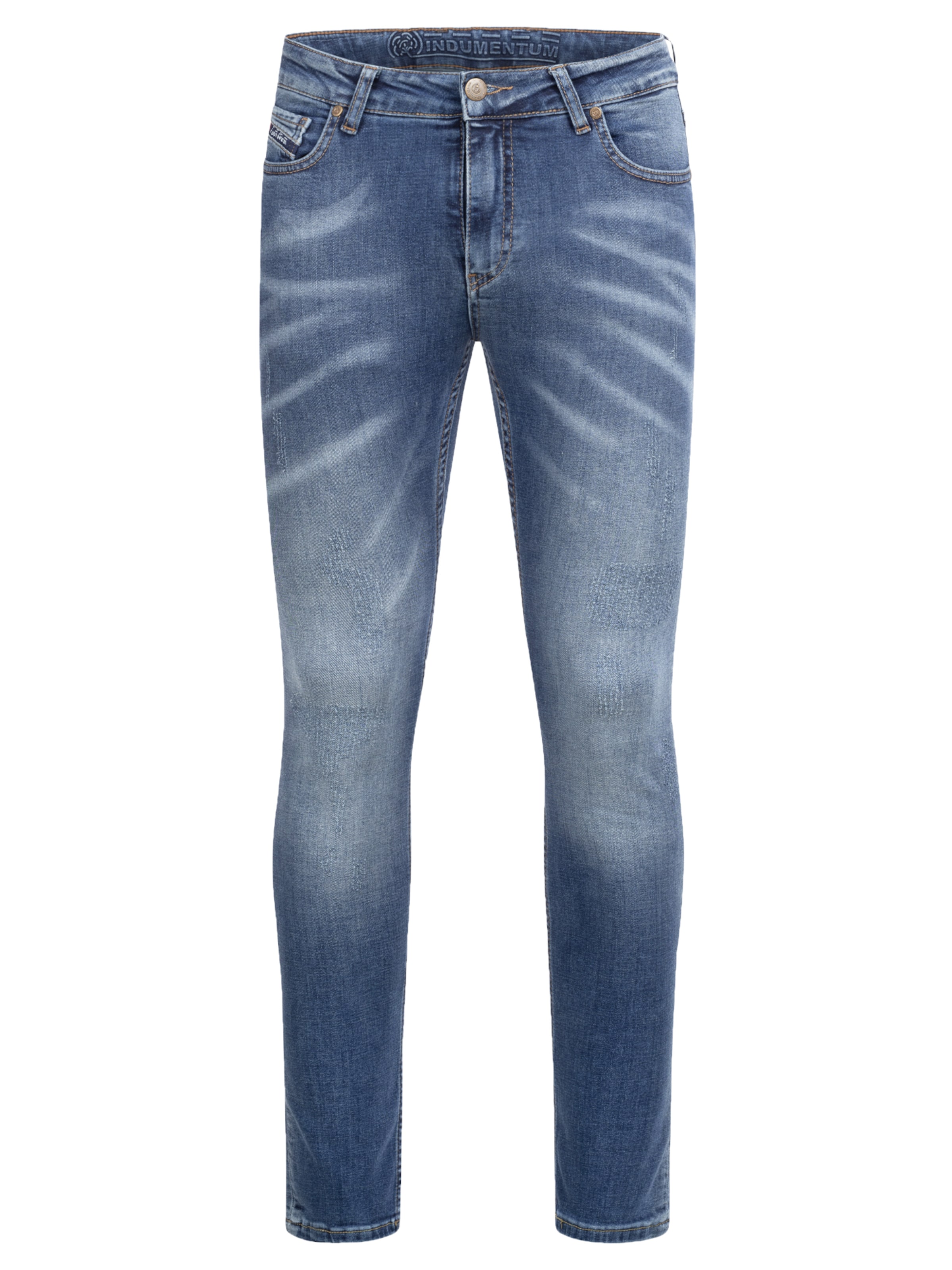Indumentum Slimfit Jeans in Blau: Vorderseite