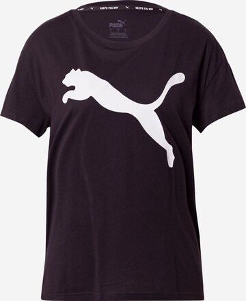 T-shirt fonctionnel PUMA en noir : devant