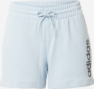 ADIDAS SPORTSWEAR - Calças de desporto 'Essentials' em azul: frente