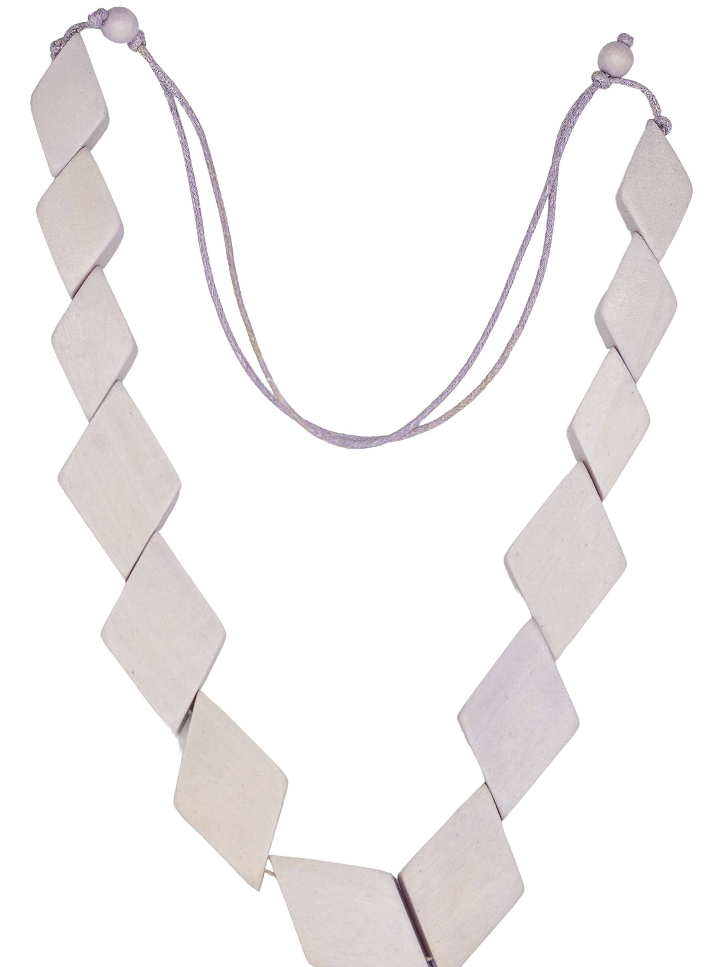 COLLEZIONE ALESSANDRO Necklace 'Raute' in Purple: front