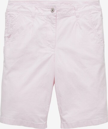 Regular Pantalon chino TOM TAILOR en rose : devant