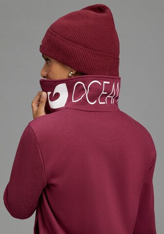 OCEAN SPORTSWEAR Sweatjacke in Rot