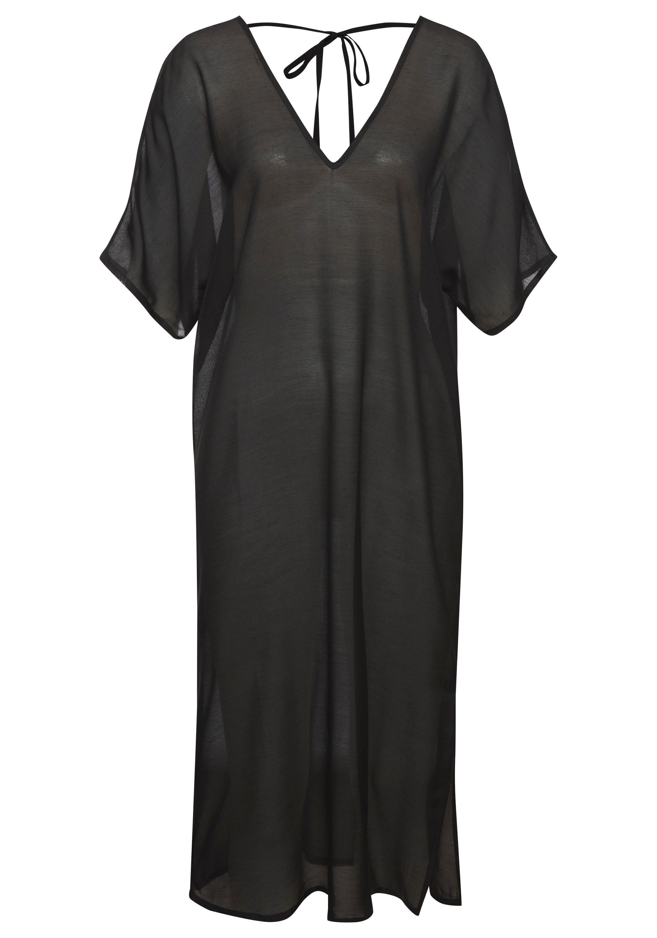 LASCANA Plážové šaty – černá: přední strana