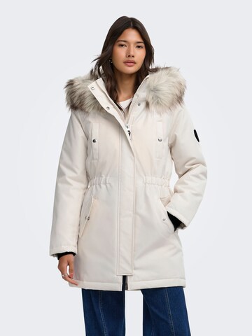ONLY - Parca de invierno 'NEWIRIS' en blanco: frente