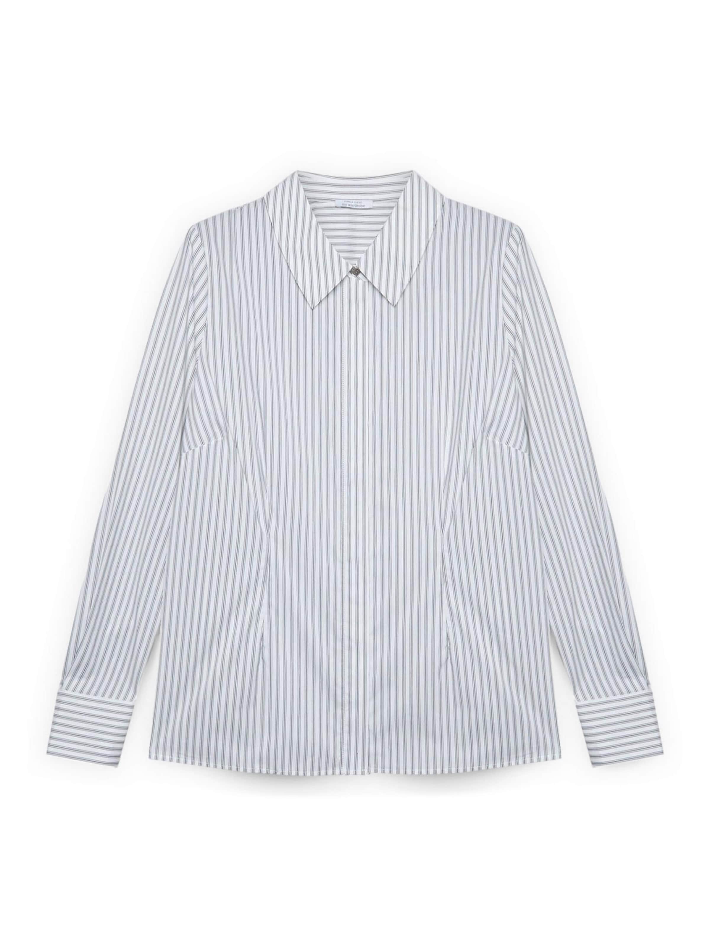 Fiorella Rubino - Blusa en gris: frente