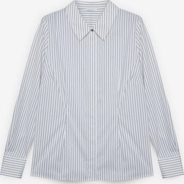 Camicia da donna di Fiorella Rubino in grigio: frontale