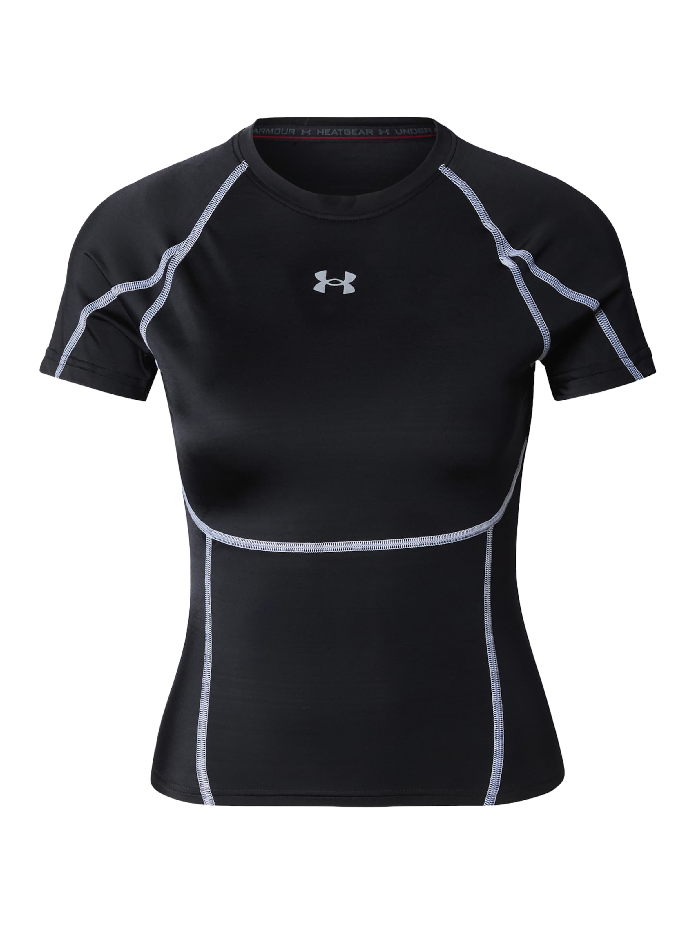 UNDER ARMOUR Функционална тениска 'Elite' в черно: отпред