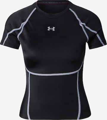 juoda UNDER ARMOUR Sportiniai marškinėliai 'Elite': priekis