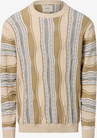 Redefined Rebel Sweater 'Teton' in Beige: front