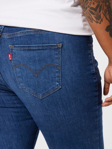 Levi's® Plus Skinny Džíny '720 PL Hirise Super Skny' – modrá