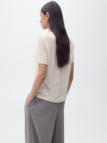MANGO Paita 'LINITO' värissä beige