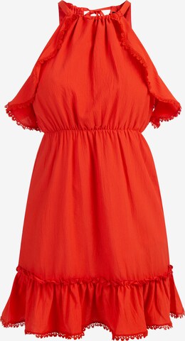 Robe faina en rouge : devant