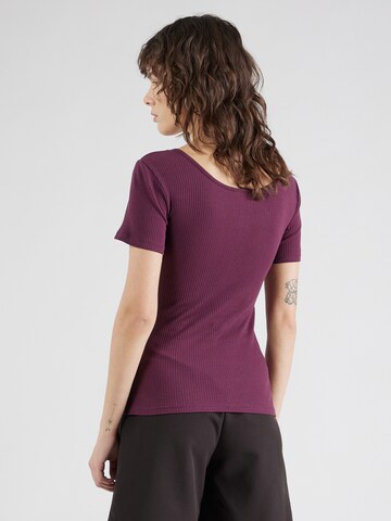 PIECES Shirt 'KITTE' in Purple