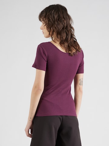 PIECES - Camisa 'KITTE' em roxo