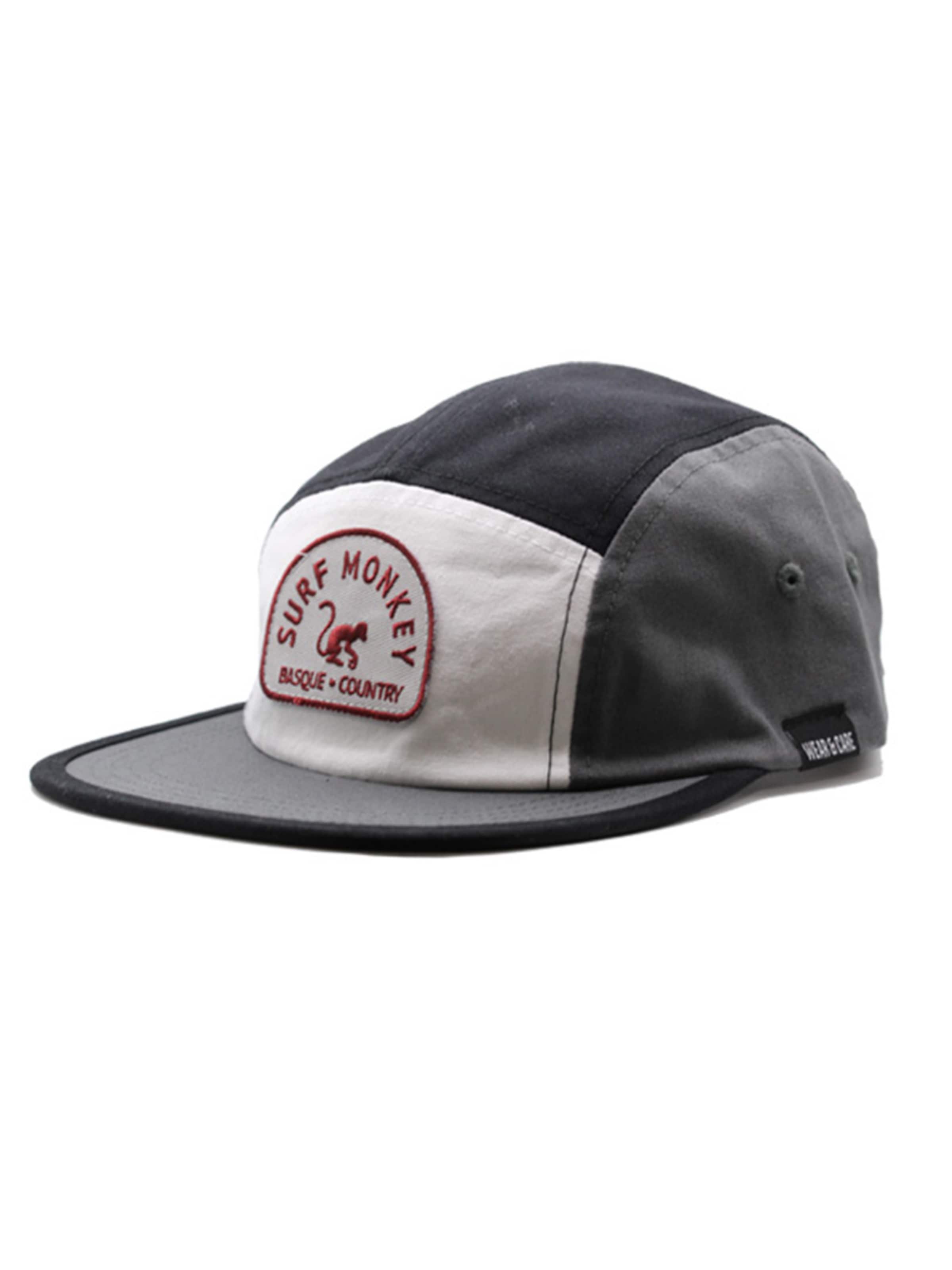 Surf Monkey Cap in Grey: front