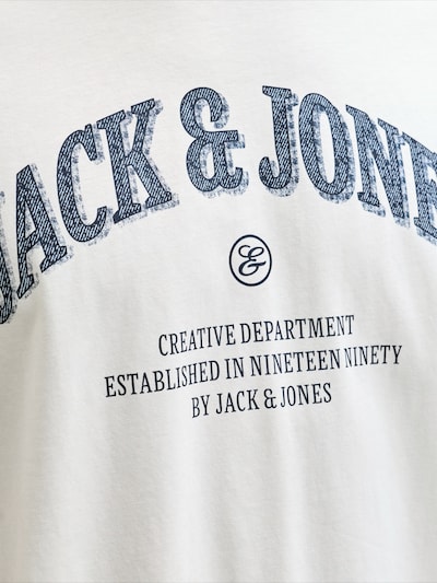 JACK & JONES T-shirt 'JJEDenver' i blå / mörkblå / vit, Produktvy