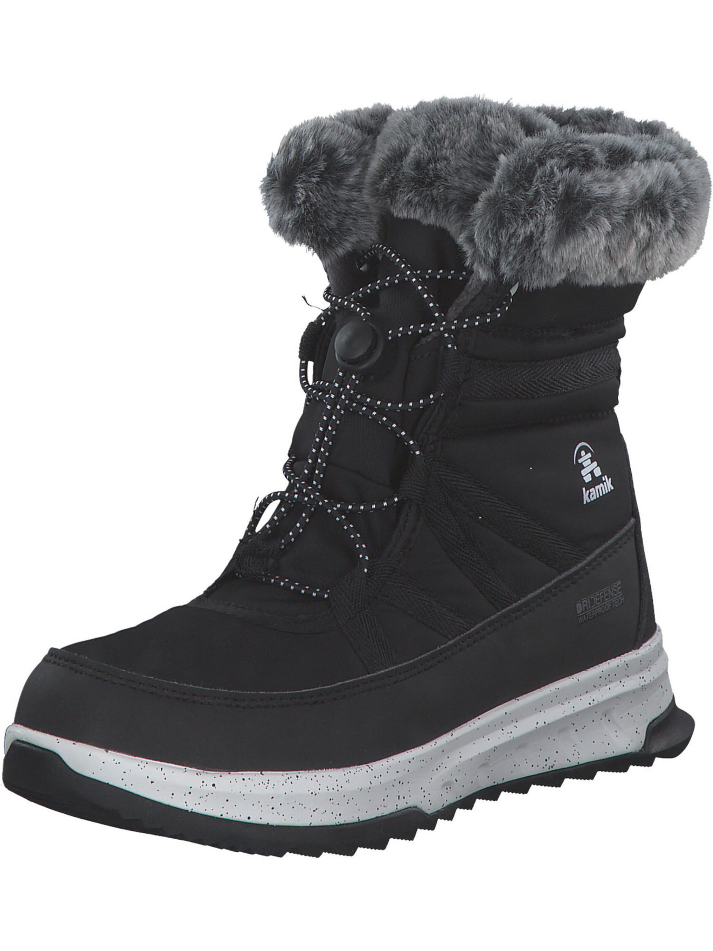 Kamik Snow Boots in Black: front