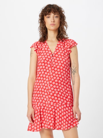 Whistles Платье-рубашка в Красный: спереди