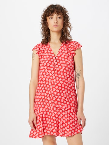 Whistles - Vestidos camiseiros em vermelho: frente