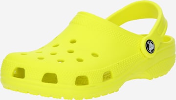 Chaussures ouvertes 'Classic' Crocs en jaune : devant