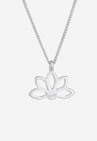 ELLI Kette 'Lotusblume' in Silber