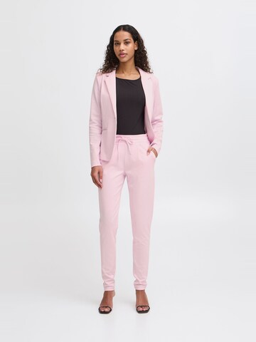 ICHI Tapered Broek ' IHKate ' in Roze