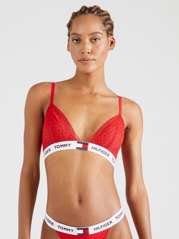 Tommy Hilfiger Underwear Triangle Bra in Red: front