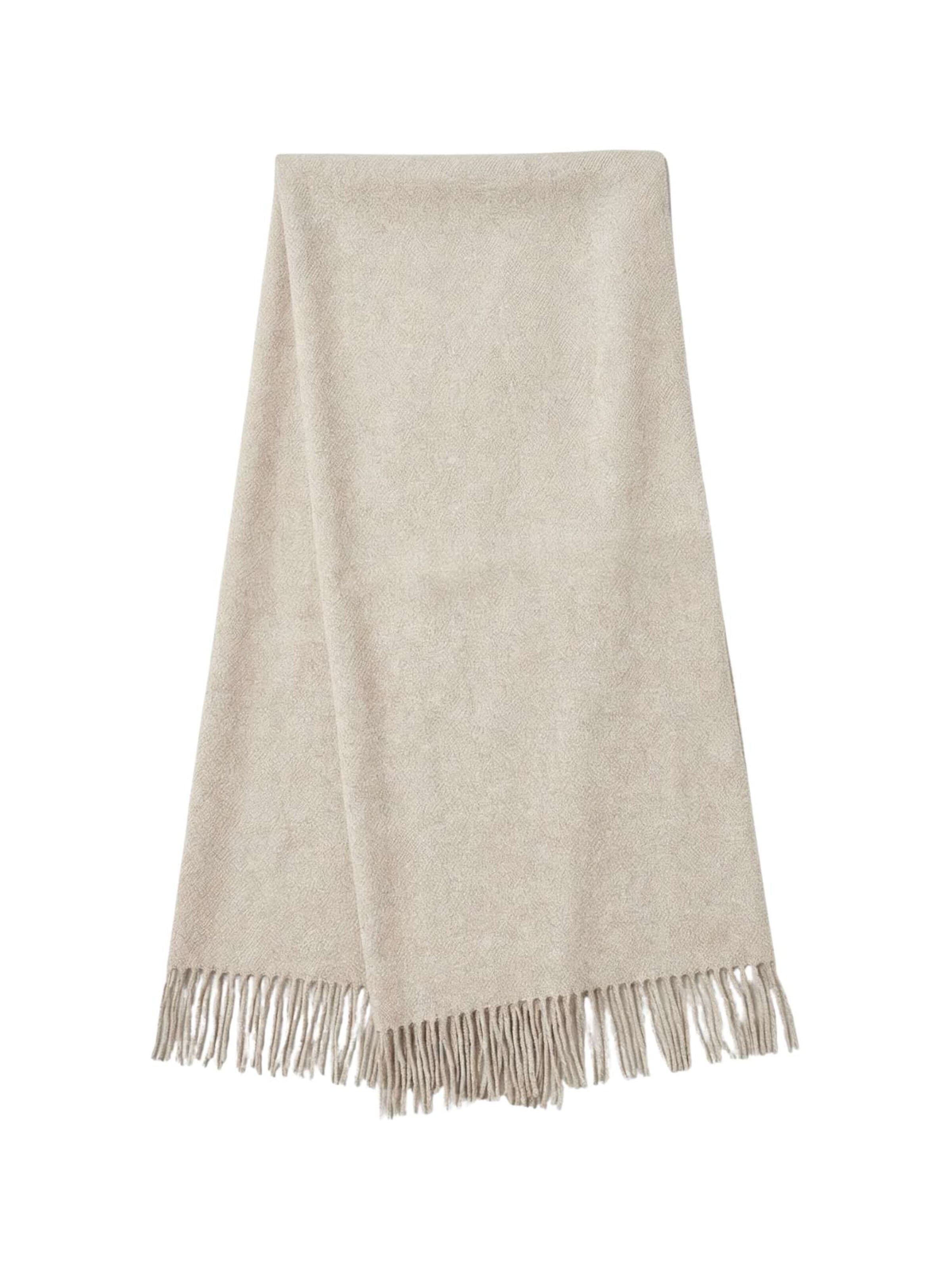 Écharpe Deeluxe en beige : devant
