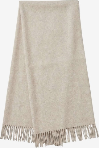 Écharpe Deeluxe en beige : devant