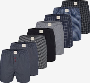 Phil & Co. Berlin Boxer shorts 'Phil & Co. Berlin Men's Woven Boxers 8 Pack – Loose Fit Boxer Shorts – 60% Cotton & 40% Polyester – Breathable, Wrinkle-Resistant & Easy Care' in Mixed colours: front