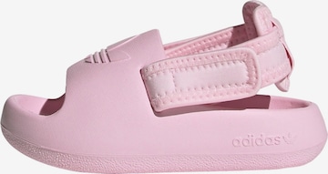 ADIDAS ORIGINALS - Zapatos abiertos 'Adifom Adilette' en rosa: frente