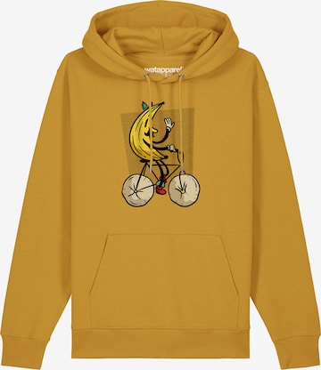 Sweat-shirt ' Banana Rider ' Watapparel en jaune : devant