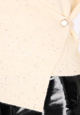 faina Knit cardigan in White