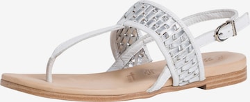 TAMARIS T-Bar Sandals in White: front