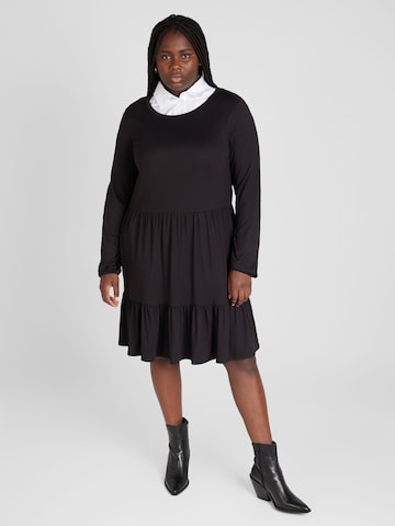 Vero Moda Curve Šaty 'CINA' - Čierna: predná strana