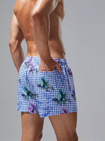 SEOBEAN Badeshorts 'Bird' in Blau