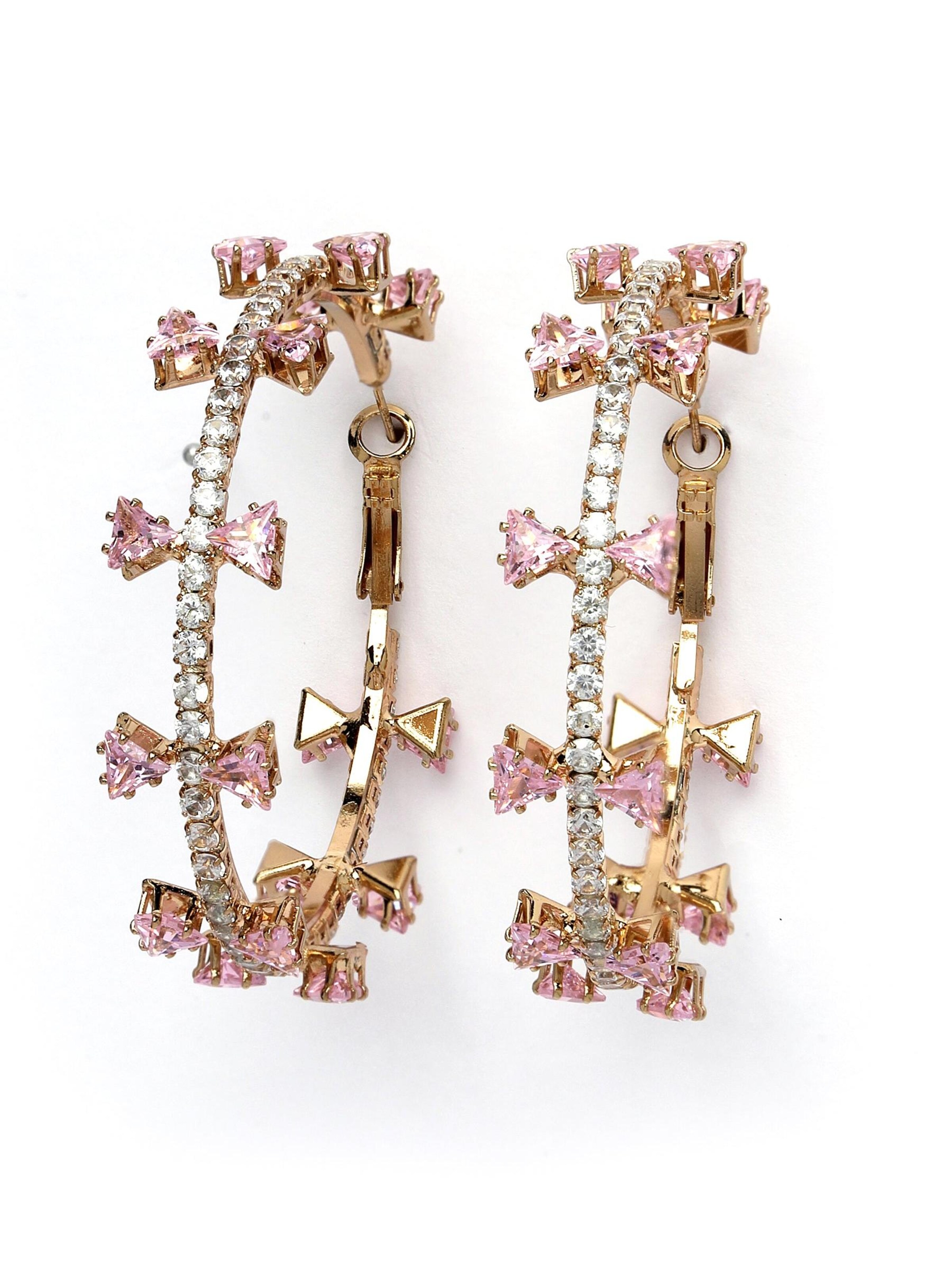 Boucles d'oreilles 'Claudiata' AVANT-GARDE PARIS en or : devant
