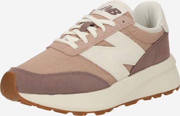 Sneaker low '370' de la new balance pe maro: față