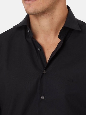 Coupe regular Chemise business Michael Kors en noir